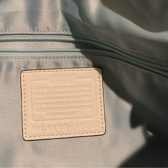 Coach Pinnacle Kristin Metallic Python Embossed Satchel - Picture 14 of 14